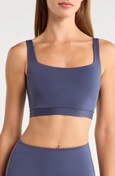 Left On Friday Top Shelf D-cup & Up Bikini Top In Blue
