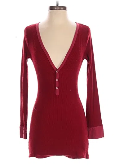 Pre-owned Leg Avenue Romper In Burgundy