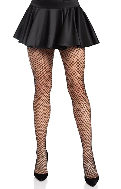Leg Avenue Women's Gaia Spandex Net Industrial Tights In Black