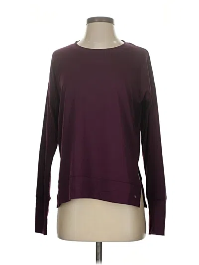 Pre-owned Leg3nd Long Sleeve T-shirt In Burgundy