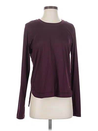 Pre-owned Leg3nd Long Sleeve T-shirt In Burgundy