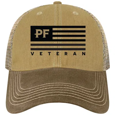 Legacy Adult Pheasants Forever Veteran Snapback Trucker Hat In Brown