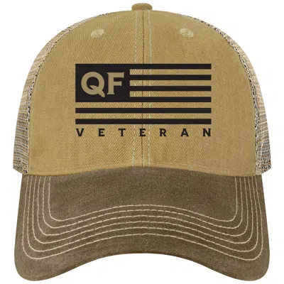 Legacy Adult Quail Forever Veteran Snapback Trucker Hat In Brown