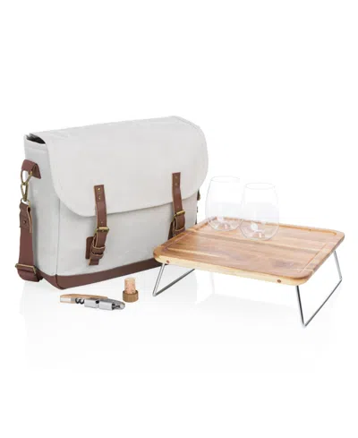 Legacy Adventure 2 Bottle Wine Cooler Tote Bag In White