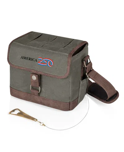 Legacy America250 Beer Caddy Cooler Tote With Opener In Green
