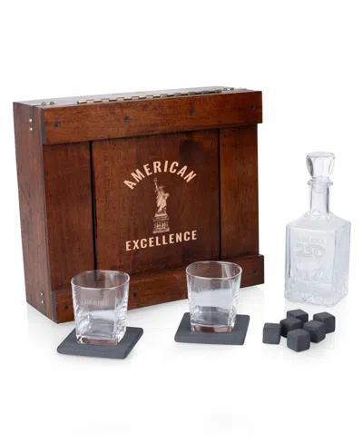 Legacy America250 Whiskey Decanter Gift Set, 12-piece In Brown