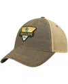 Legacy Athletic Gray Baylor Bears Legacy Point Old Favorite Trucker Snapback Hat In Gray