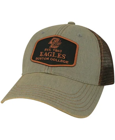 Legacy Athletic Men's Gray Boston College Eagles Practice Old Favorite Trucker Snapback Hat