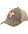 Legacy Athletic Gray Usc Trojans Legacy Point Old Favorite Trucker Snapback Hat In Gray