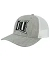 Legacy Athletic Men's  Heather Gray, White Drexel Dragons The Champ Trucker Snapback Hat In Heather Gray,white