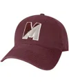 Legacy Athletic Men's Maroon Mississippi State Bulldogs Varsity Letter Adjustable Hat In Maroon