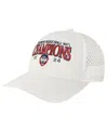 Legacy Athletic Men's Uconn Huskies 2024 Ncaa Men's Basketball National Champions Rempa Adjustable Hat In White