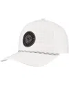Legacy Athletic Men's White West Virginia Mountaineers Built On Bravery Caddy Adjustable Hat In White