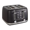 Legacy Automatic Shut Off Electric Toaster In Black