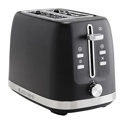 Legacy Automatic Shut Off Electric Toaster In Black