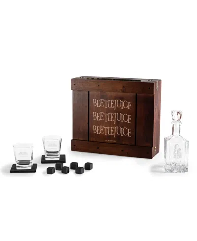 Legacy Beetlejuice Whiskey Decanter Gift Set, 12-piece In Brown