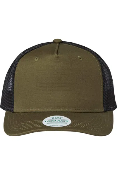 Legacy Five-panel Trucker Cap In Green