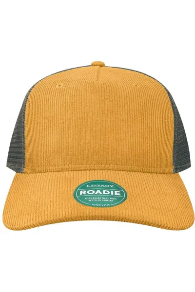Legacy Five-panel Trucker Cap In Yellow