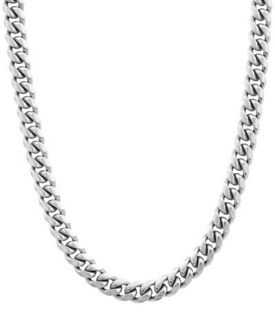 Legacy For Men By Simone I. Smith Men's Bold Curb Link 24" Chain Necklace In Stainless Steel