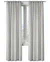 Legacy Gladstone Dual Header Curtain Panel In Silver