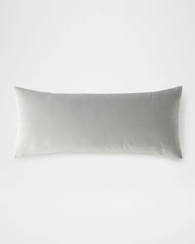 Legacy Liberty Velvet Pillow, 16" X 36" In White