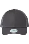 Legacy Lo-pro Snapback Trucker Cap In Black