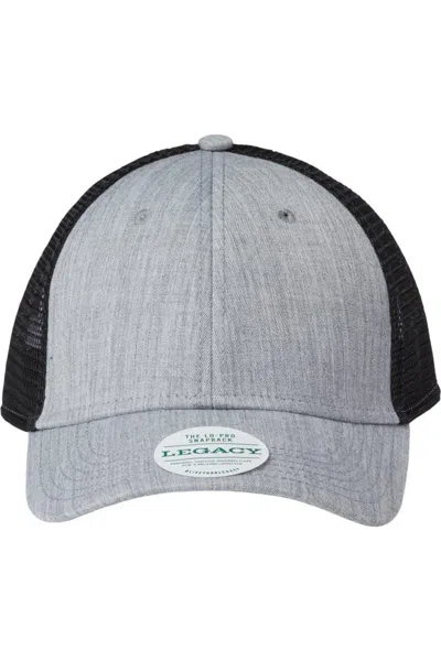 Legacy Lo-pro Snapback Trucker Cap In Gray
