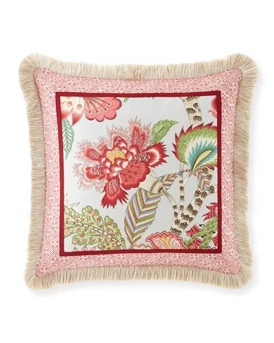 Legacy Mayleen Pillow With Fringe, 22"sq. In Multi