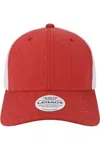 Legacy Mid-pro Snapback Trucker Cap In Red