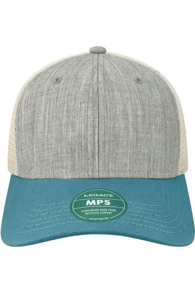 Legacy Mid-pro Snapback Trucker Cap In Blue