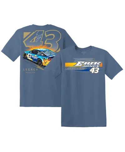 Legacy Motor Club Team Collection Men's  Blue Erik Jones Allegiant Car T-shirt