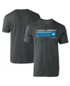 Legacy Motor Club Team Collection Men's  Heather Charcoal Jimmie Johnson Hot Lap T-shirt In Heather Charcoal
