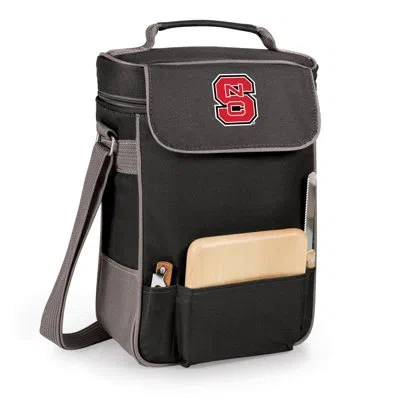 Legacy Ncaa Duet Wine And Cheese Picnic Tote In Black