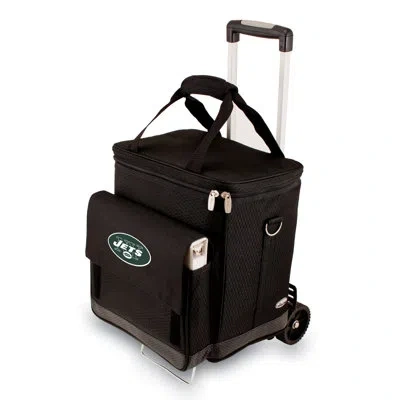 Legacy Nfl Digital Print Cellar With Trolley In Black Insulated Picnic Tote Bag