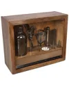 Legacy Old Fashioned Bar Set In Brown