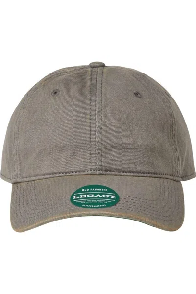 Legacy Old Favorite Solid Twill Cap In Grey