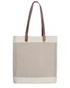 Legacy Pinot Jute 3-bottle Insulated Wine Bag In Neutral