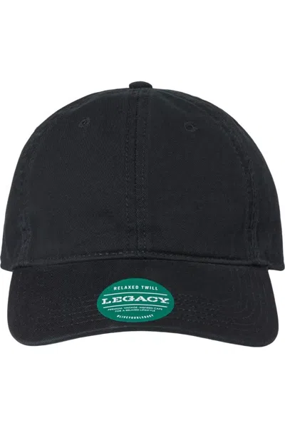 Legacy Relaxed Twill Dad Hat In Black