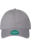 Legacy Relaxed Twill Dad Hat In Grey