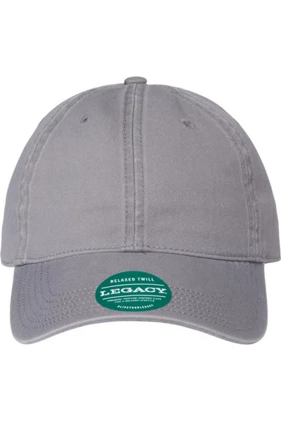 Legacy Relaxed Twill Dad Hat In Grey