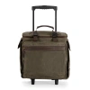 Legacy Somm 12 Bottle Insulated Wine Bag With Rolling Cart In Gray
