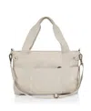 Legacy Temecula Wine And Cheese Bag In Natural White Canvas