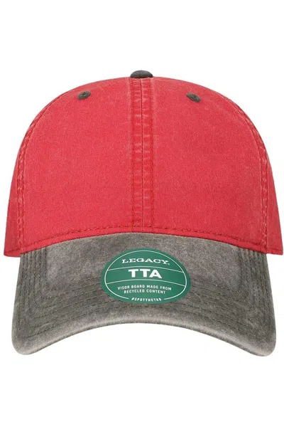 Legacy Terra Twill Cap In Red