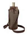 Legacy Waxed Canvas Wine Tote In Khaki