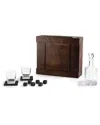 Legacy Whiskey Box With Decanter Gift Set In Brown