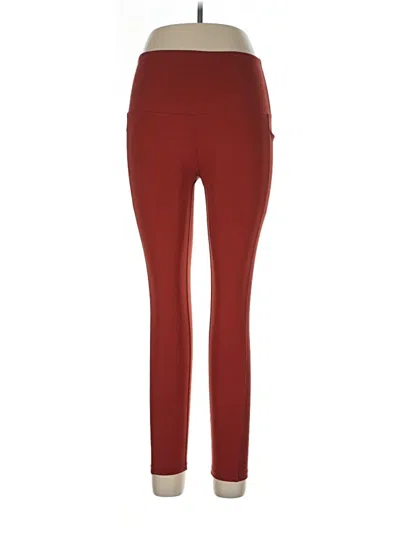 Pre-owned Legend Active Pants In Burgundy