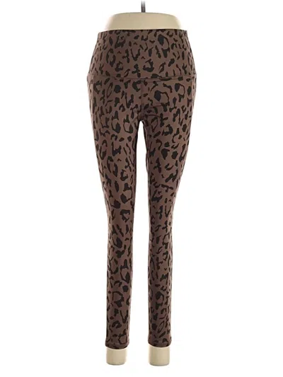 Pre-owned Legend Leggings In Brown
