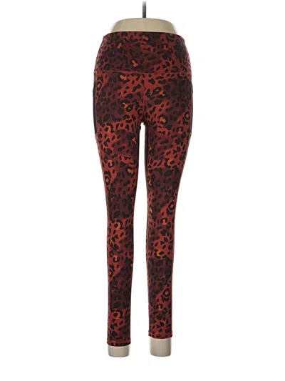 Pre-owned Legend Leggings In Red
