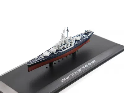 Legendary Battleships Uss Massachusetts Bb-59 Battleship (1941) 1/1250 Diecast Model By  In Blue
