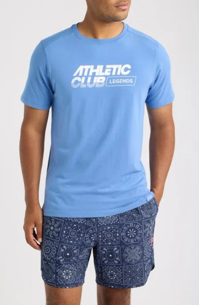 Legends Aviation Athletic Club Graphic T-shirt In Blue
